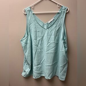 Ricki’s Women’s Light Blue V Neck Tank‎ Top